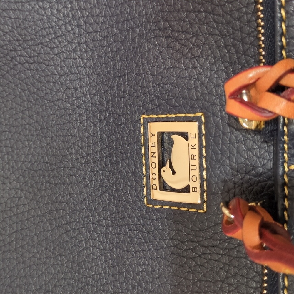 Dooney & Bourke 💙NAVY BLUE 💙 Dillen Double Pocket Shoulder Bag - Picture 4 of 15